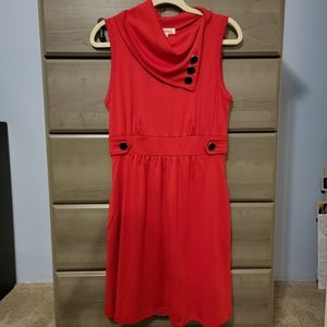 Modcloth Red Coach Tour Dress
